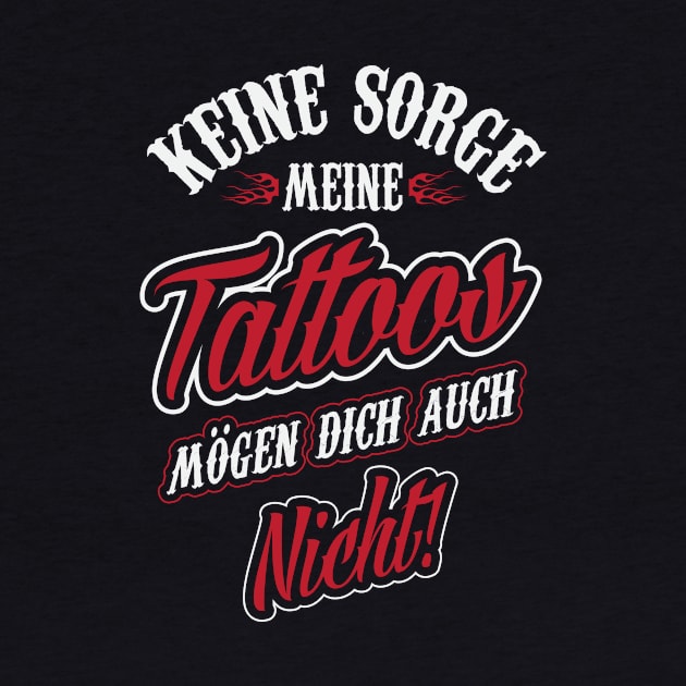 Meine tattoos mögen dich auch nicht by nektarinchen